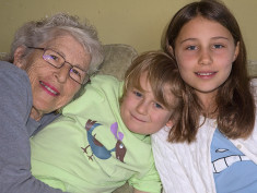 Dawn now with her grandkids